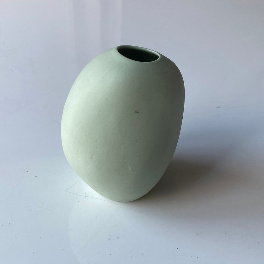 Mint Green Handmade Bud Vase